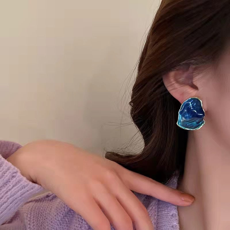 Just Lil Things Blue Pin Earrings jlt12051