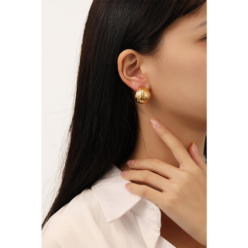 Just Lil Things Gold Pin Earrings jlt11479