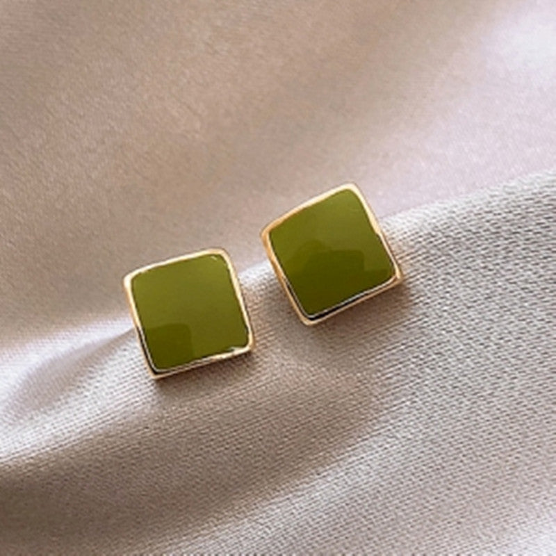 Just lil things Green  Pin  Earrings JLT12584