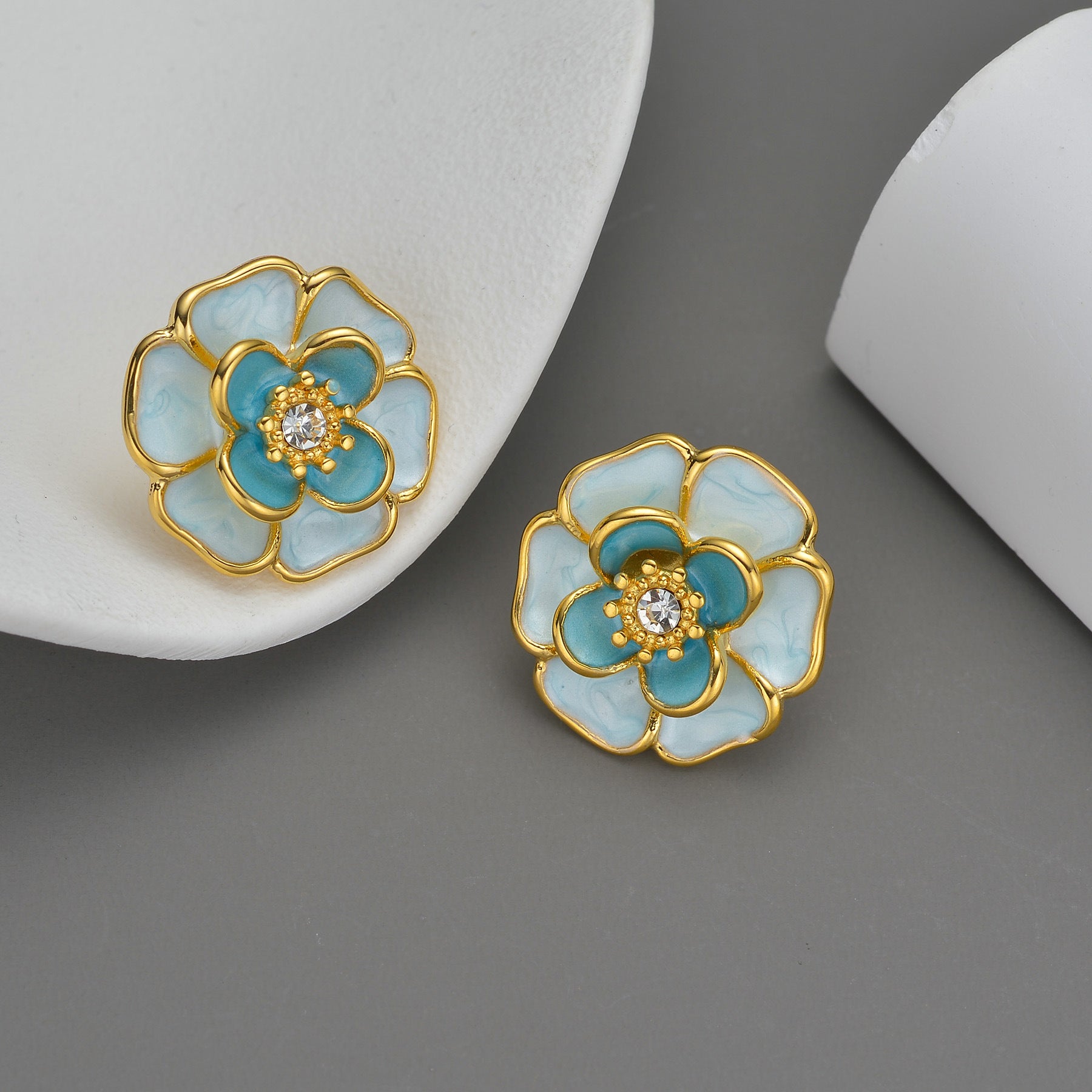 Dual Daisy Flora Earrings JLT13063