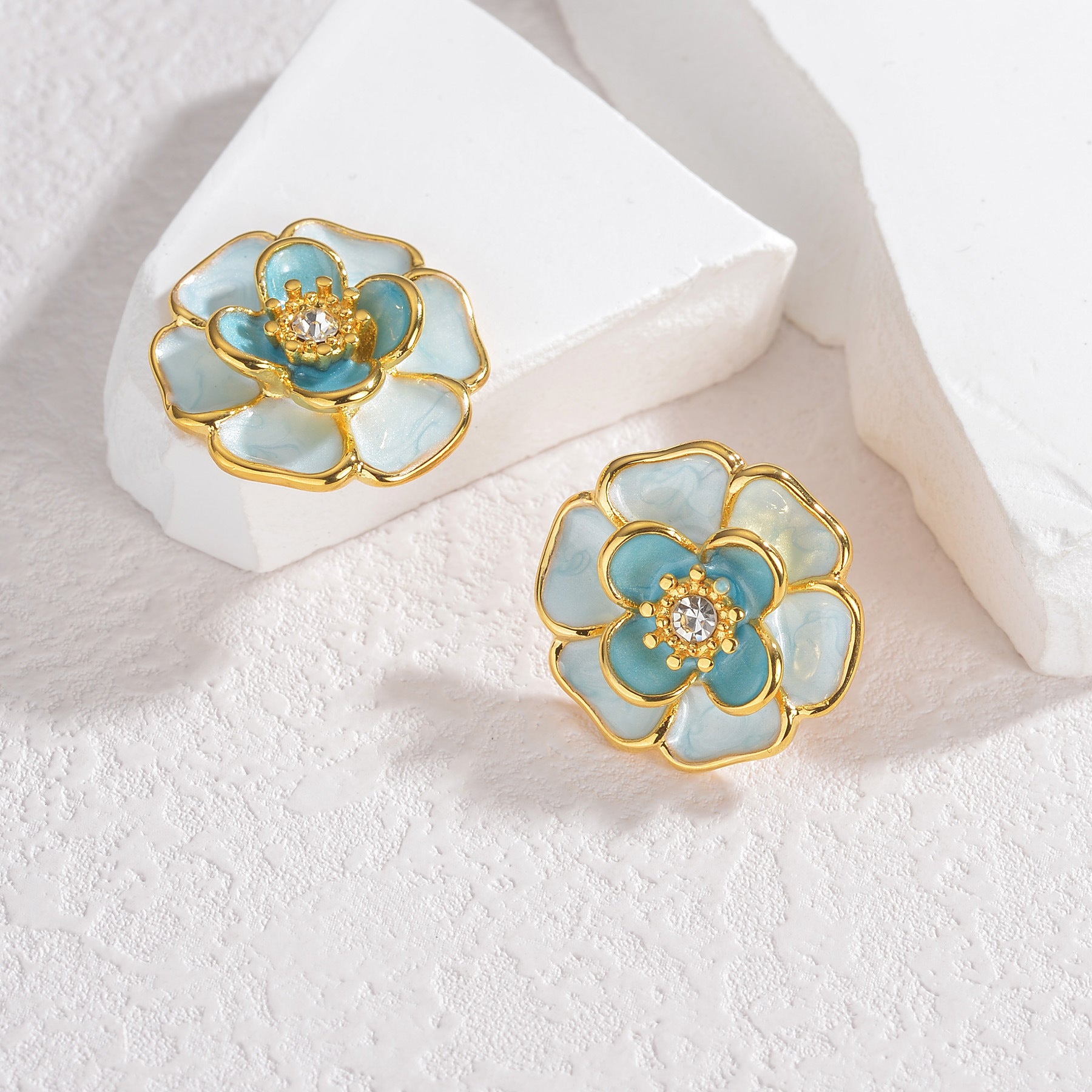 Dual Daisy Flora Earrings JLT13063