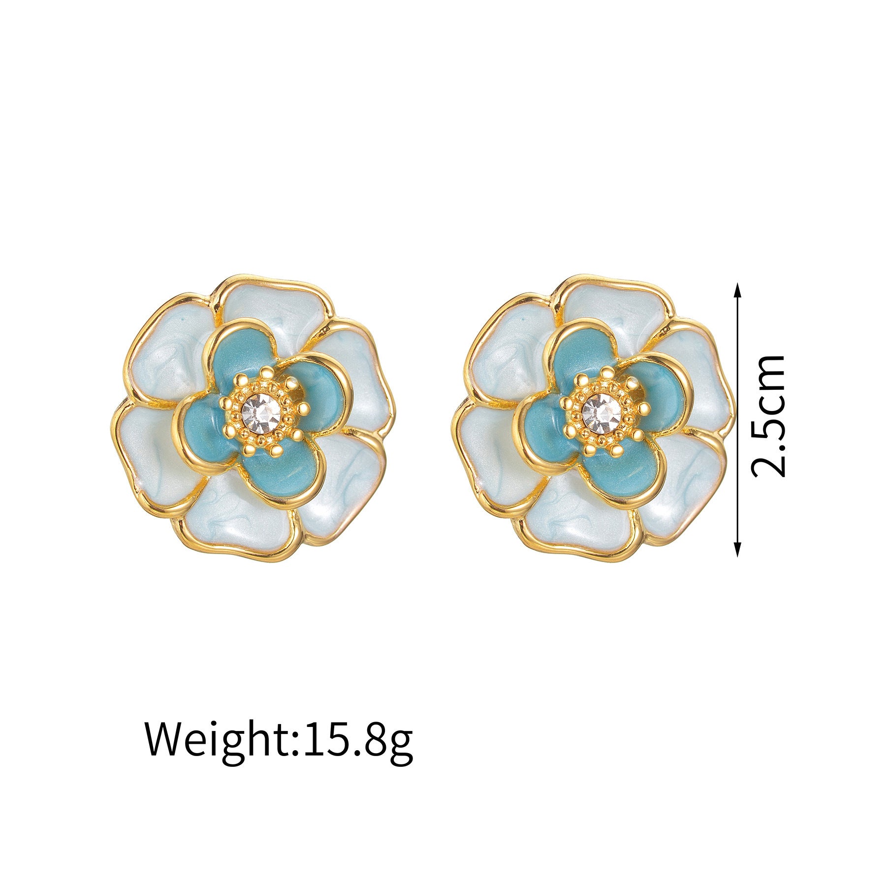 Dual Daisy Flora Earrings JLT13063