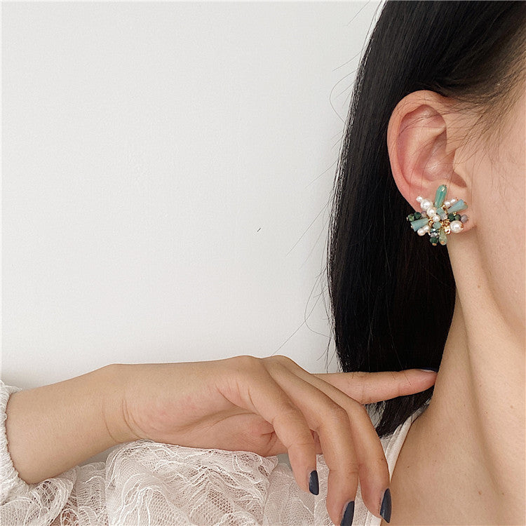 Justlilthings multi color pin earring