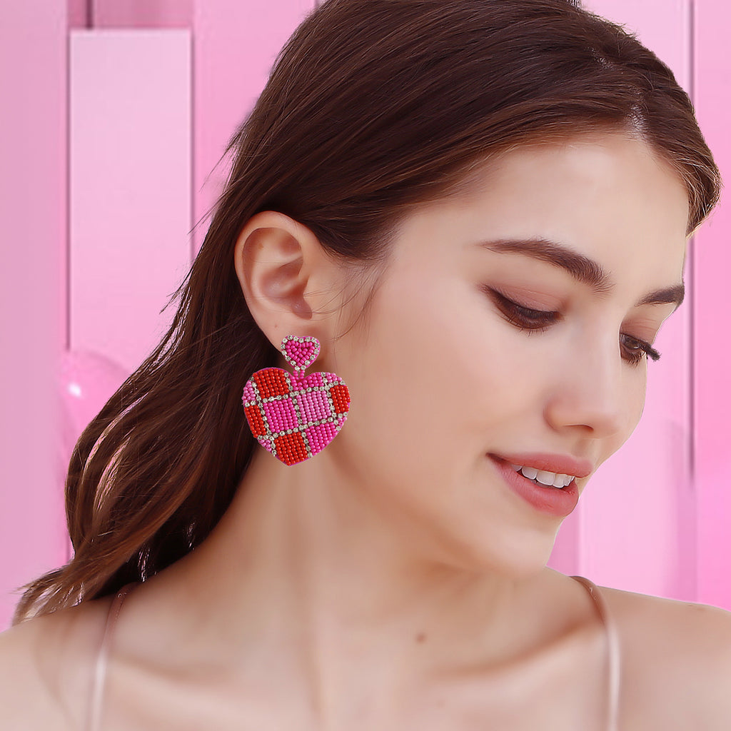 Just Lil Things Pink Pin Earrings