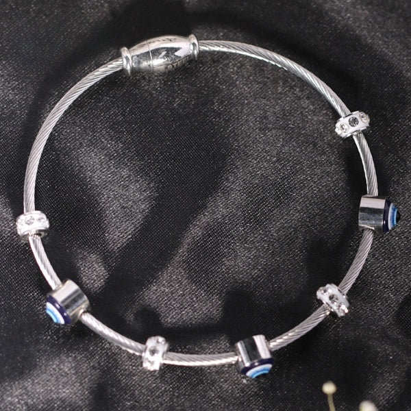 Just Lil Things Artificial Silver Bracelate jltb0496