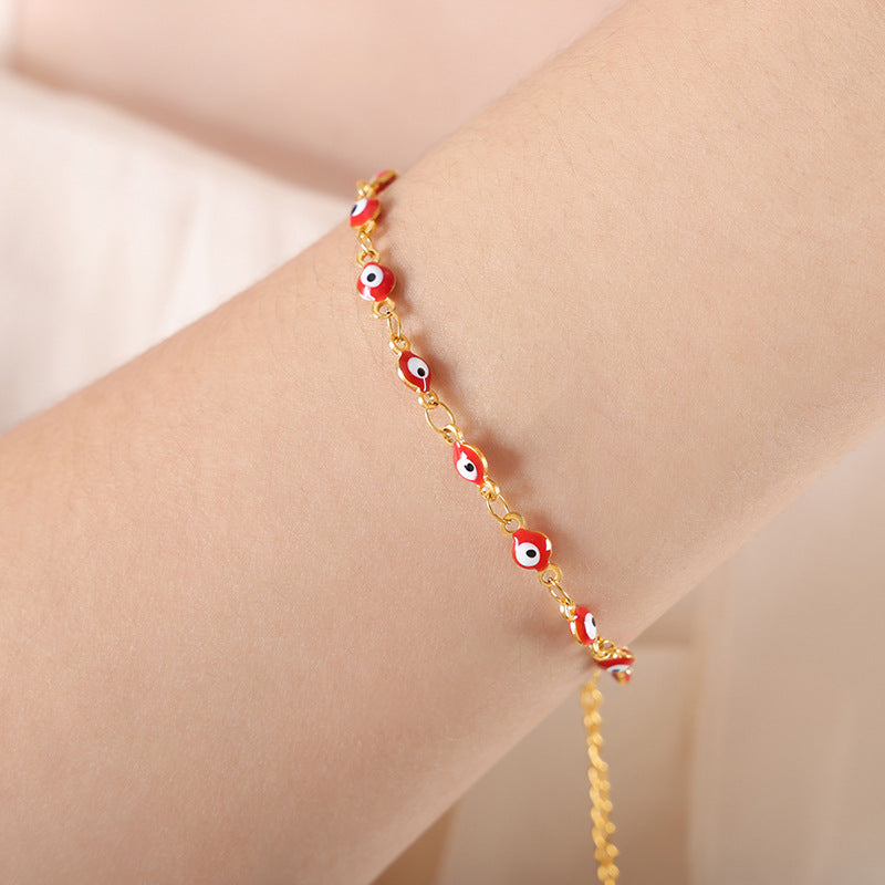 Evil Eye Connector Red Bracelet JLTB0573