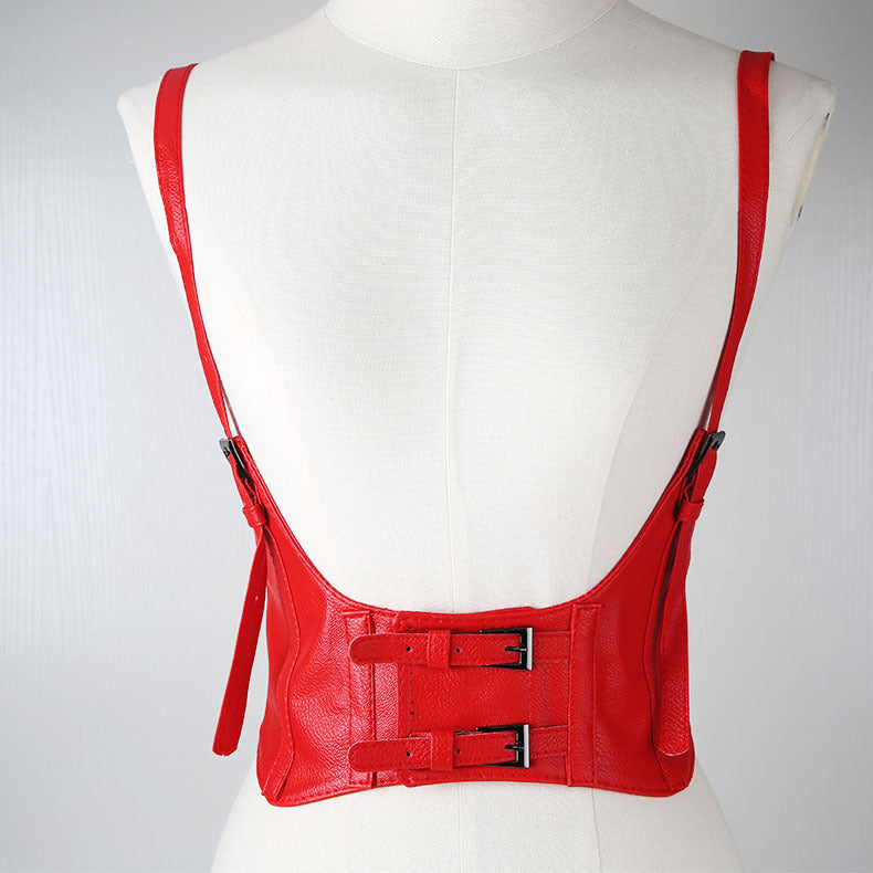 Spender-style girdle decoration punk style suspender belt with suit belt for women