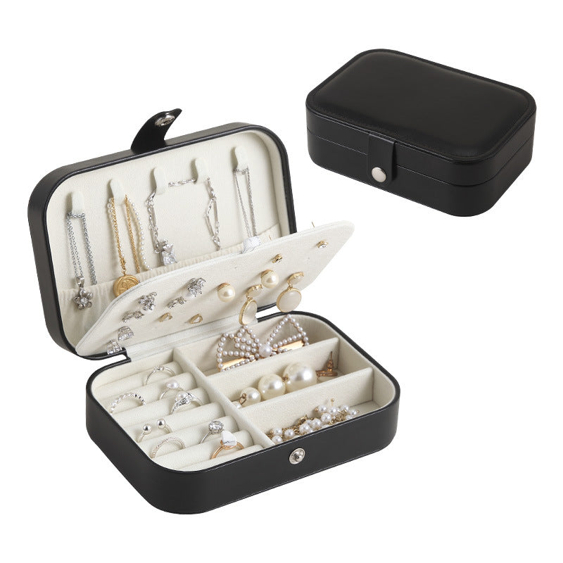 Travel Jewellery Organizer Box - Compact and Elegant Storage Case for Accessories