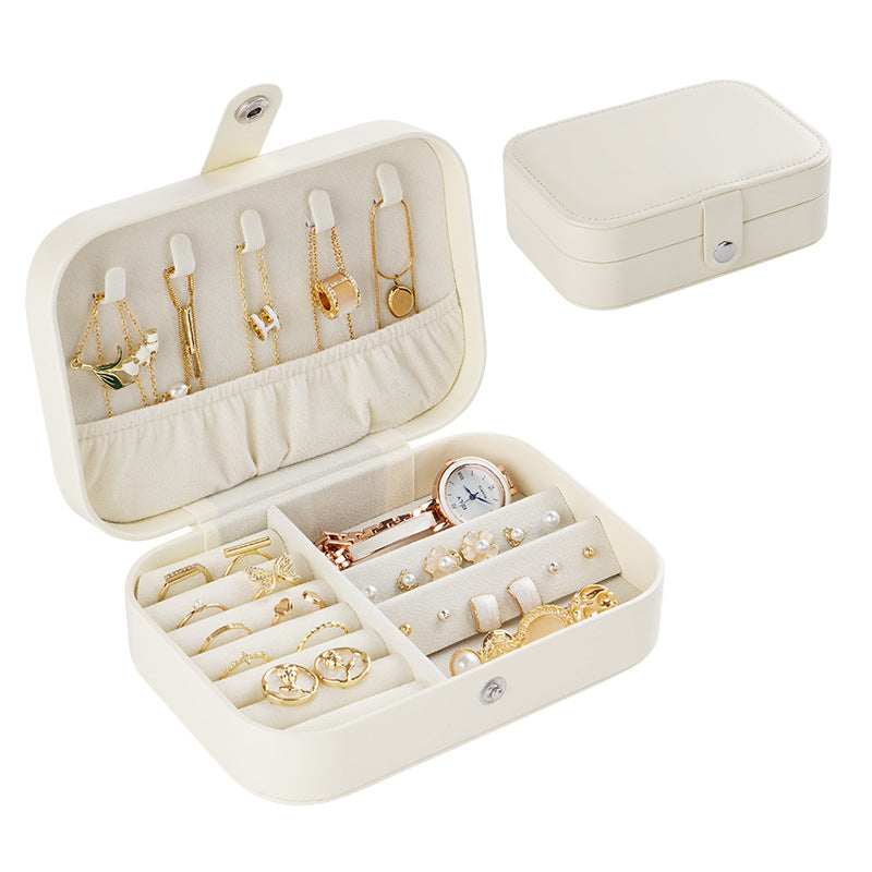 Travel Jewellery Organizer Box - Compact and Elegant Storage Case for Accessories