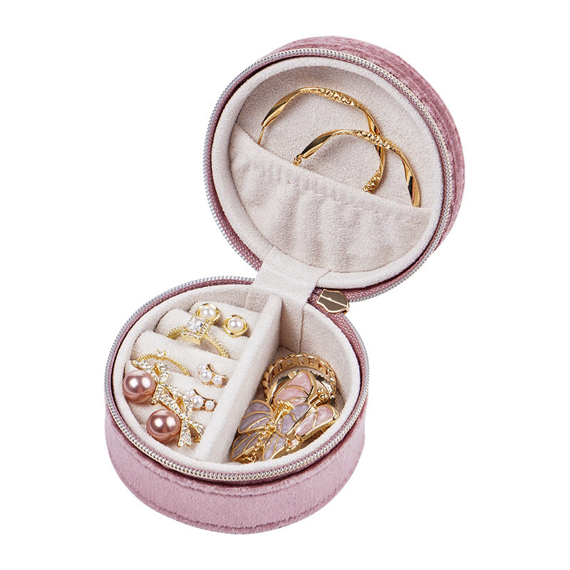 Italian velvet mini jewelry box