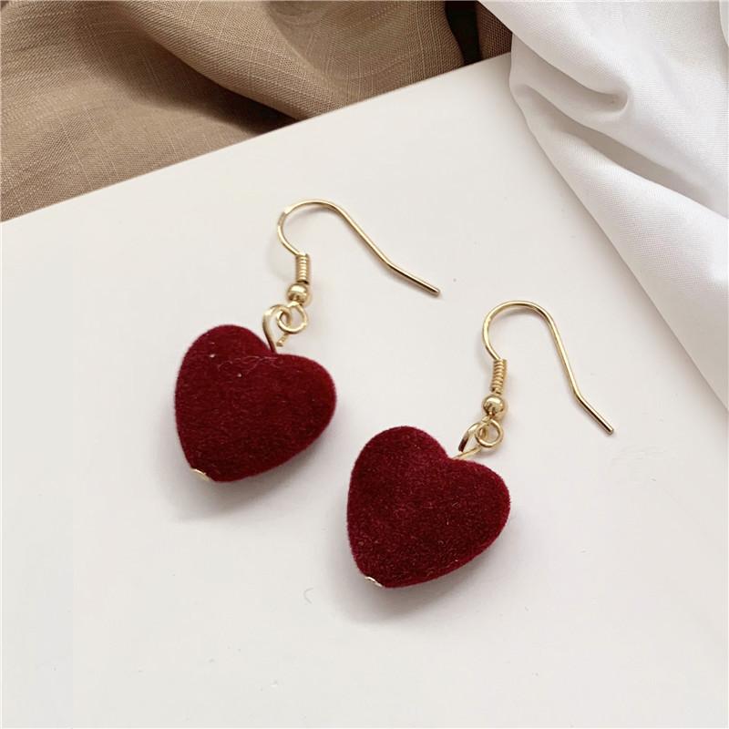 just-lil-things-drop-earrings-red-colour-earrings-jlt10243 - justlilthings