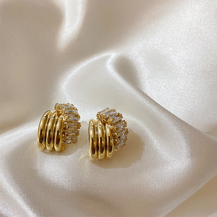 Just Lil Things Gold Pin  Earrings jlt11683