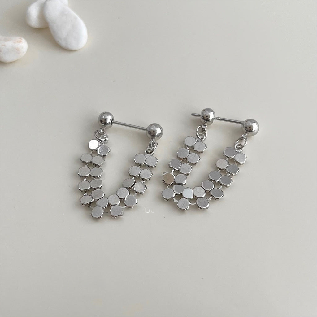 Just Lil Things Silver Hoop Earrings jlt11794