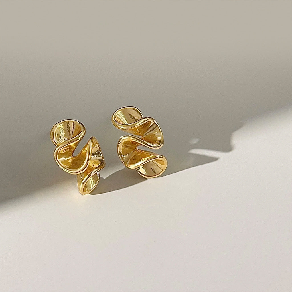 Just Lil Things Gold  Pin Earrings jlt11798