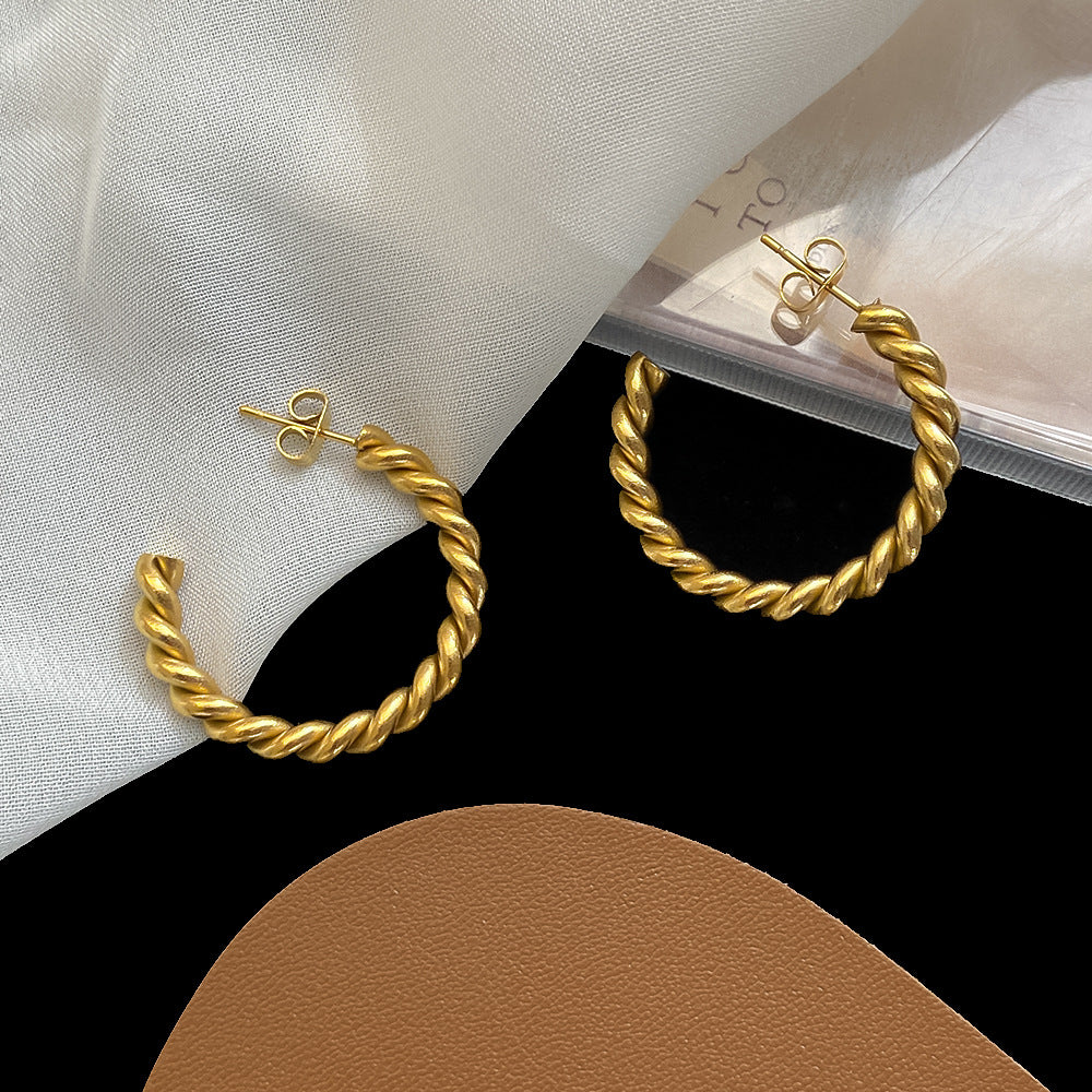 Just Lil Things Gold Pin Earrings jlt11877