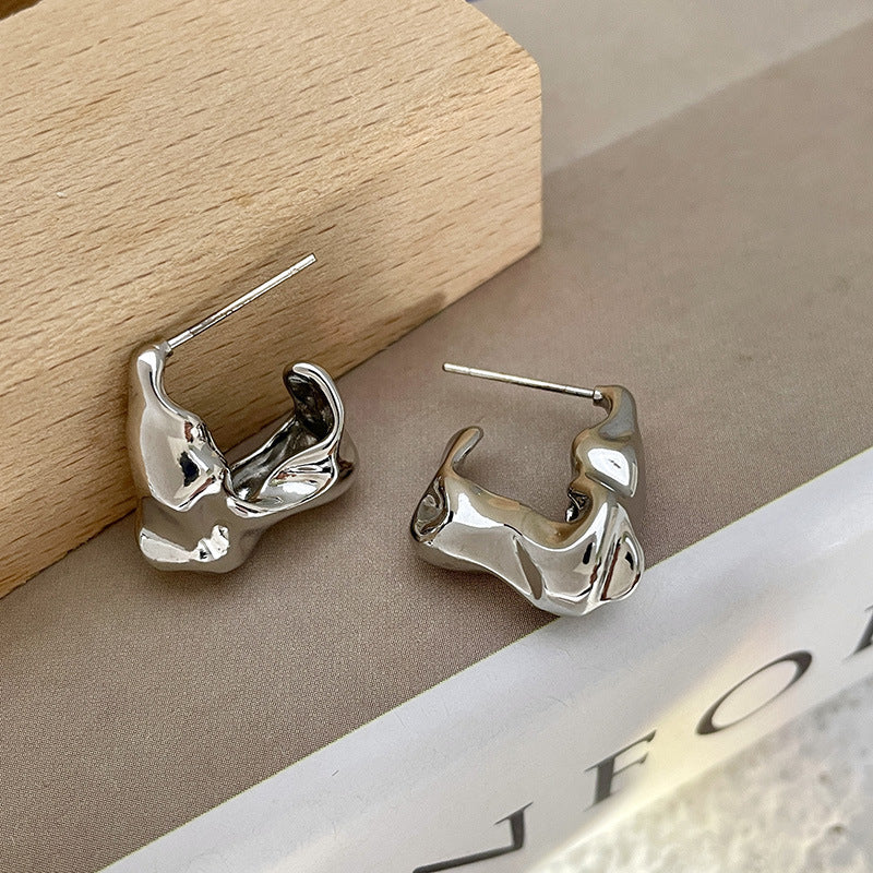 Just Lil Things Silver  Pin Earrings jlt12095