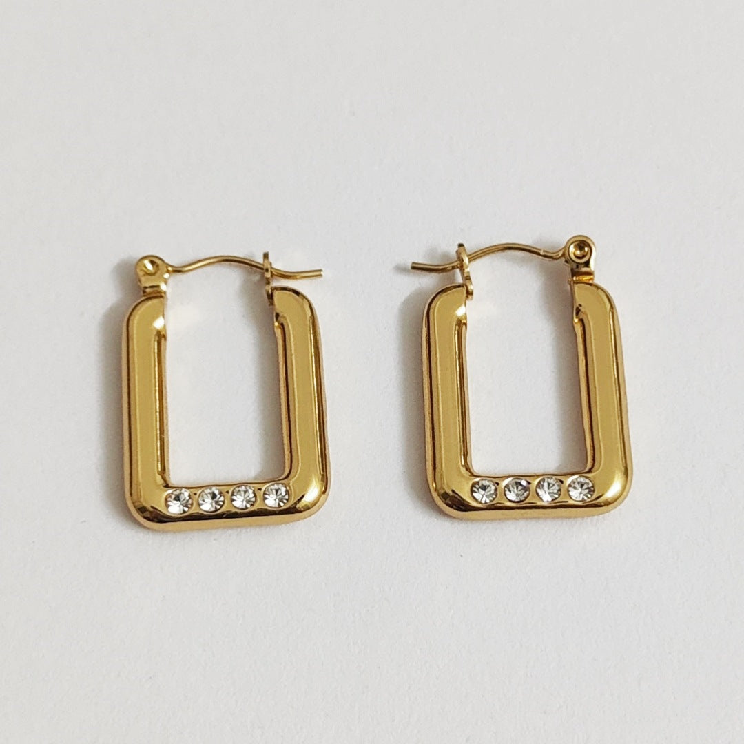 Just Lil Things Gold Pin   Earrings jlt12182